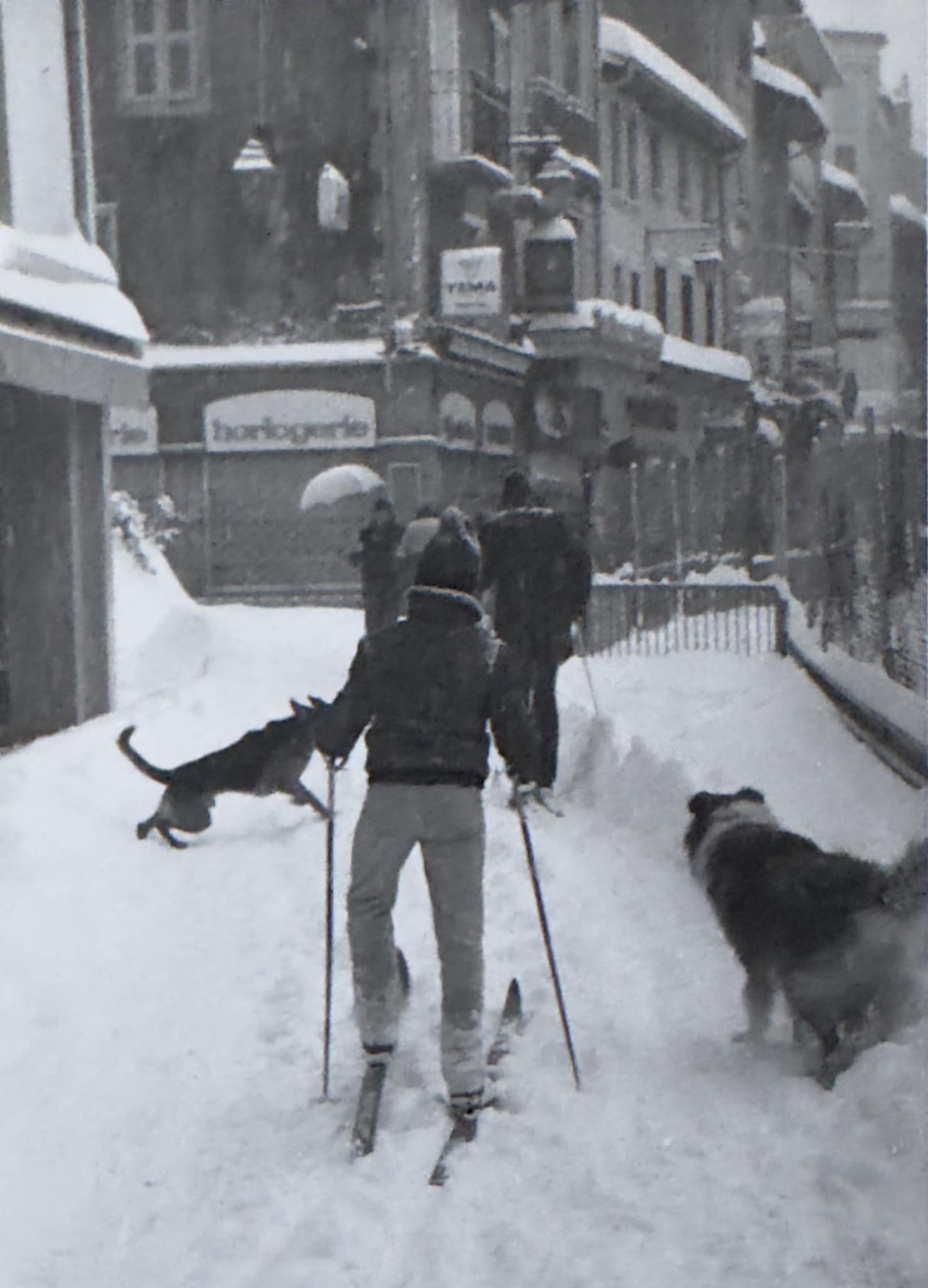 Grande Rue, après démolition de l'ancienne Poste